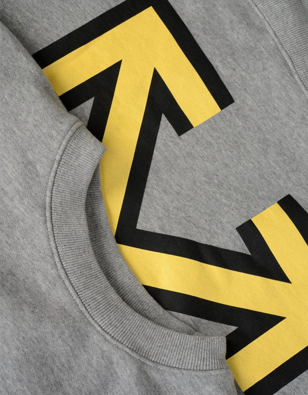Off-White Grey Arrows Print Sweatshirt sold by Zoo Fashions product image thumbnail 5