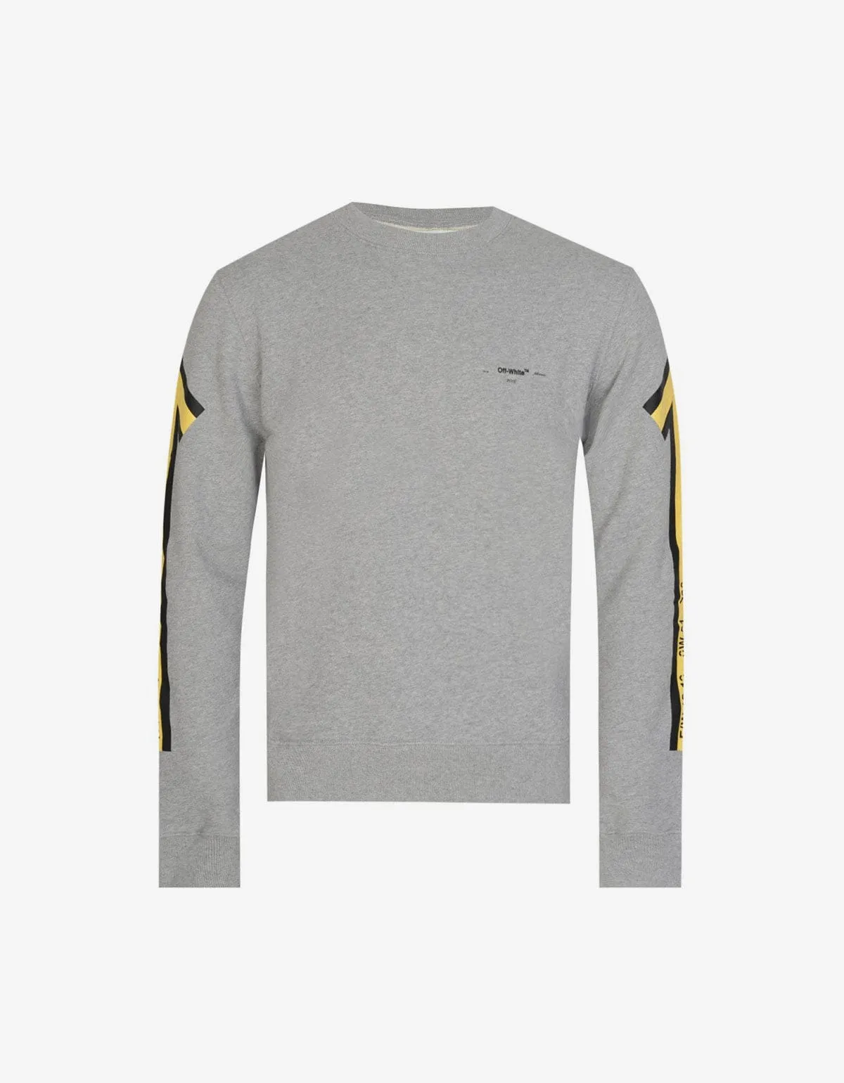 Off-White Grey Arrows Print Sweatshirt sold by Zoo Fashions