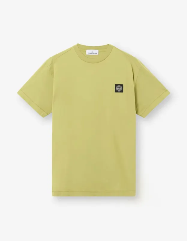 Stone Island Yellow Compass Logo T-Shirt sold by Zoo Fashions
