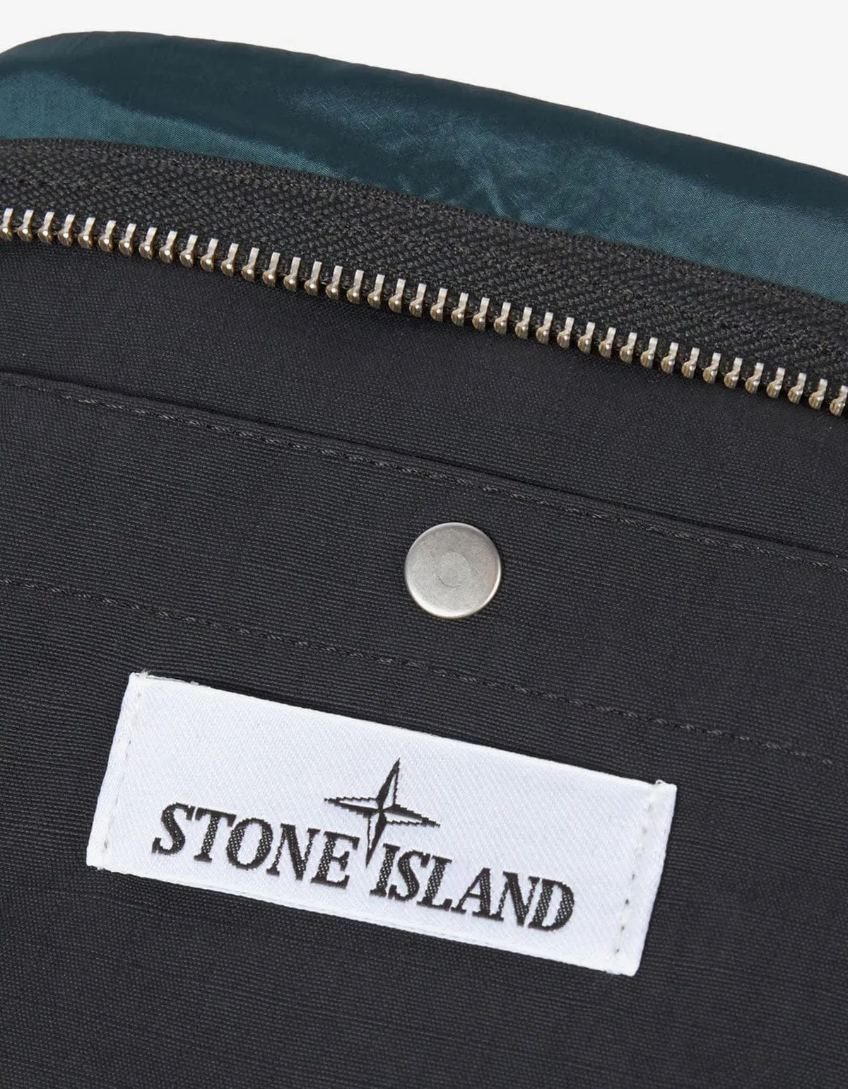 Stone Island Teal Green Nylon Metal Pouch Bag sold by Zoo Fashions product image thumbnail 5