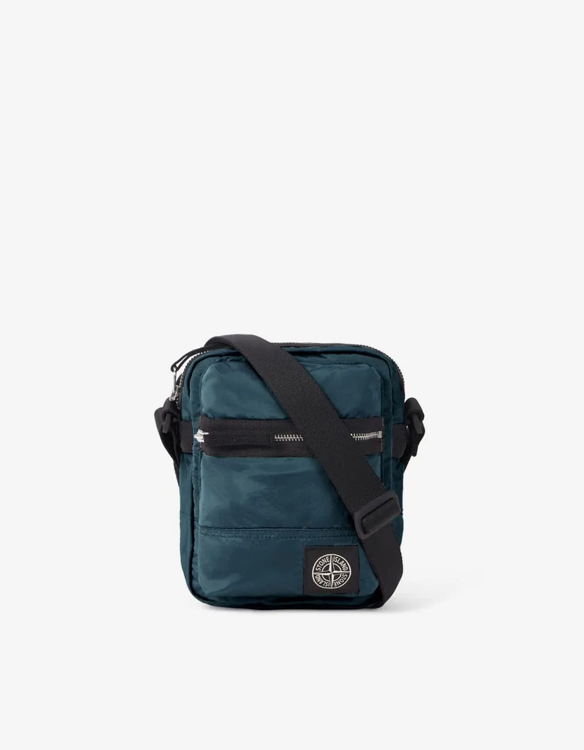 Stone Island Teal Green Nylon Metal Pouch Bag sold by Zoo Fashions