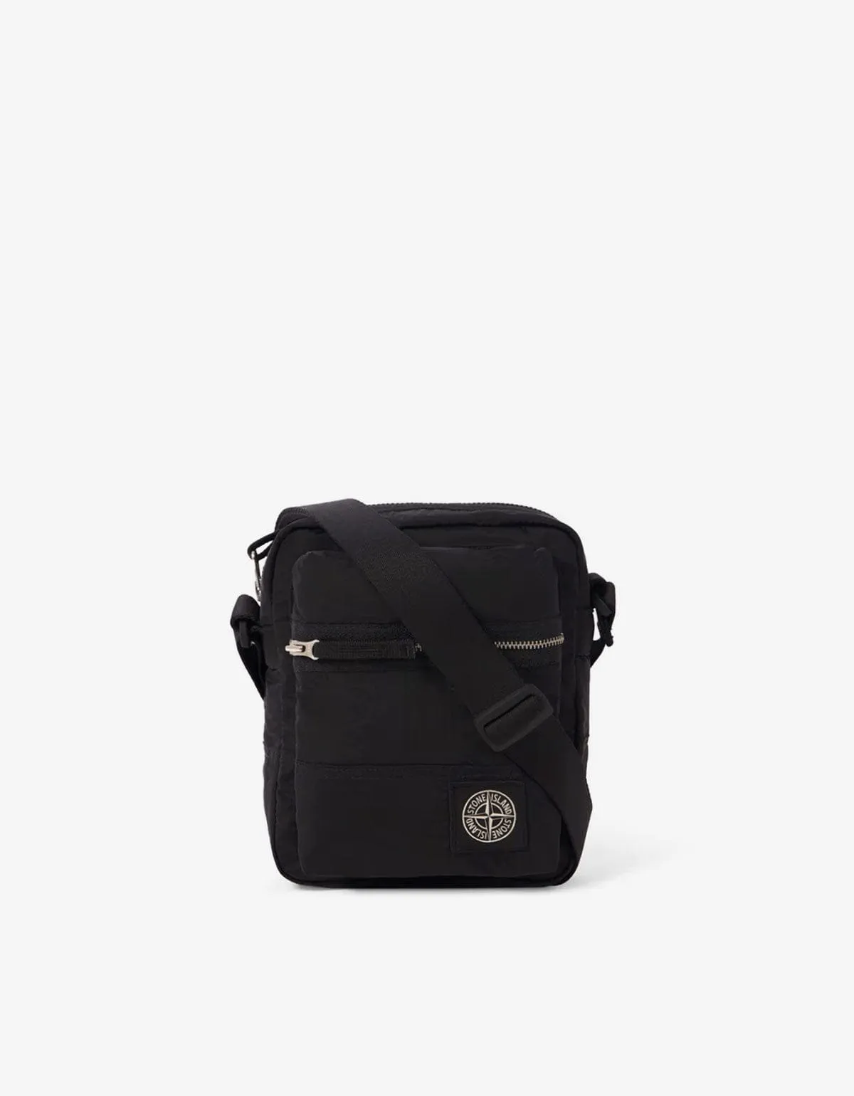Stone Island Black Nylon Metal Pouch Bag sold by Zoo Fashions