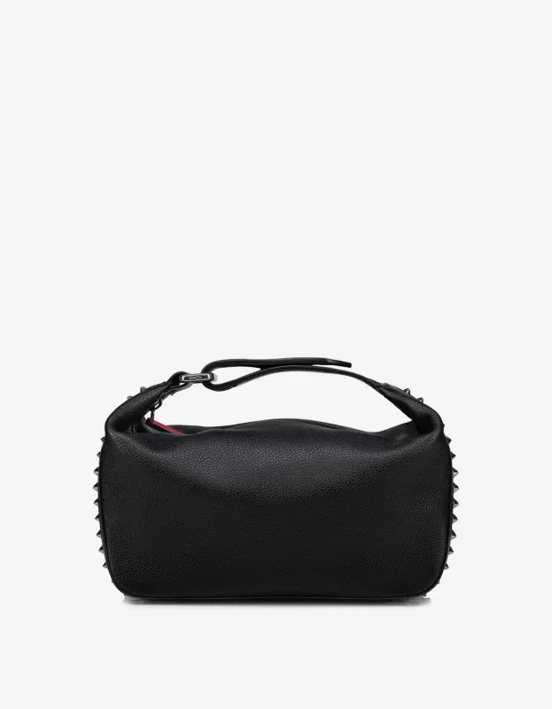 Christian Louboutin Black Funky Leather Wash Bag sold by Zoo Fashions