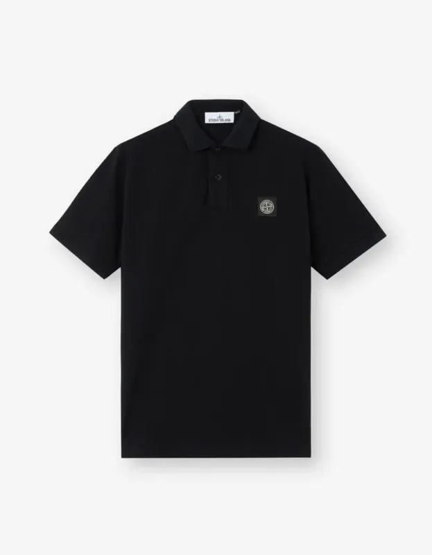 Stone Island Black Compass Polo Shirt sold by Zoo Fashions