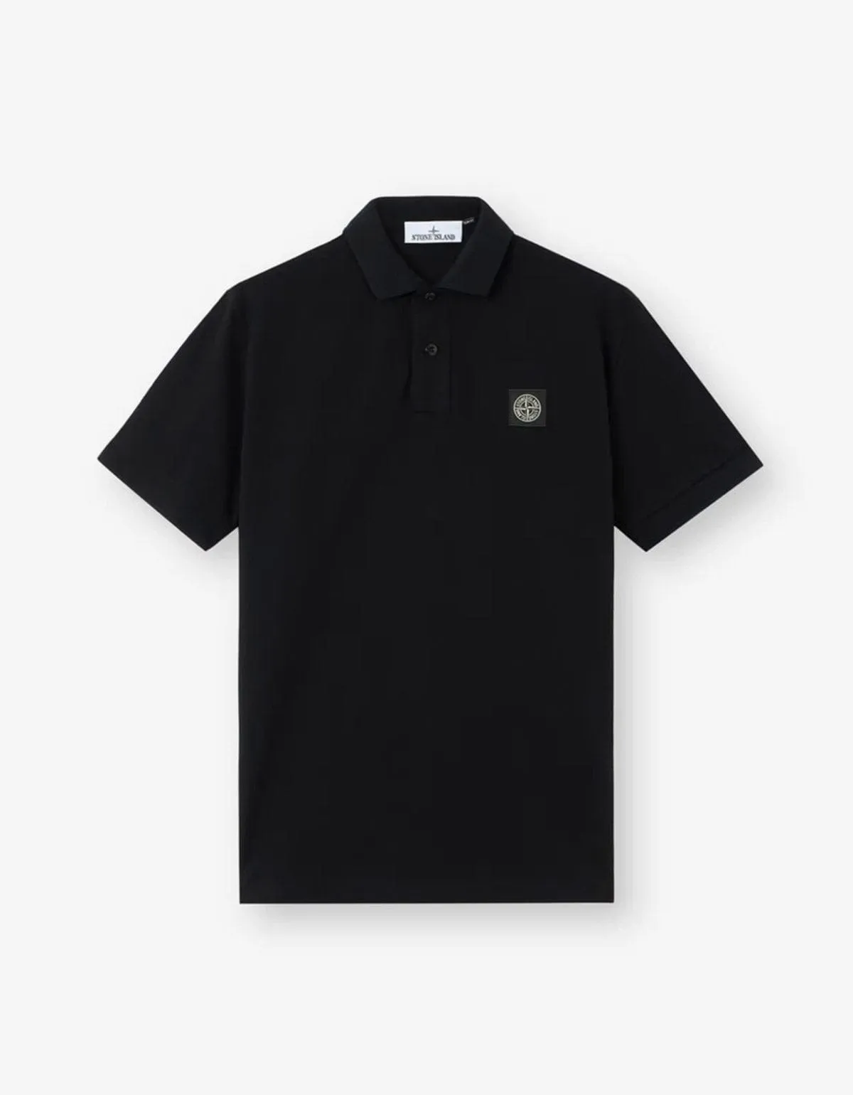Stone Island Black Compass Polo Shirt sold by Zoo Fashions