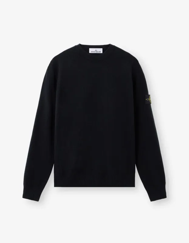 Stone Island Black Wool Sweater sold by Zoo Fashions
