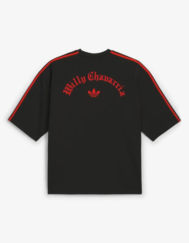 Willy Chavarria x Adidas Black Signature T-Shirt sold by Zoo Fashions