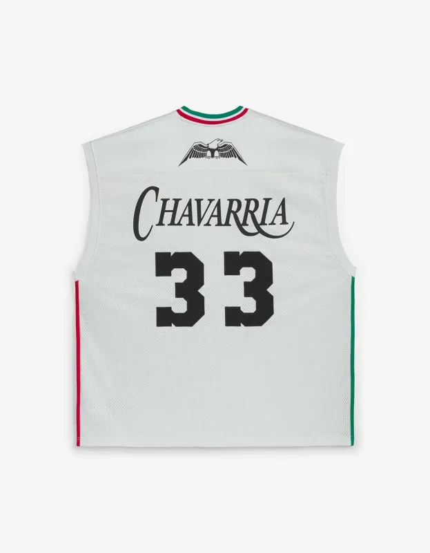 Willy Chavarria x Adidas White Basketball Jersey sold by Zoo Fashions