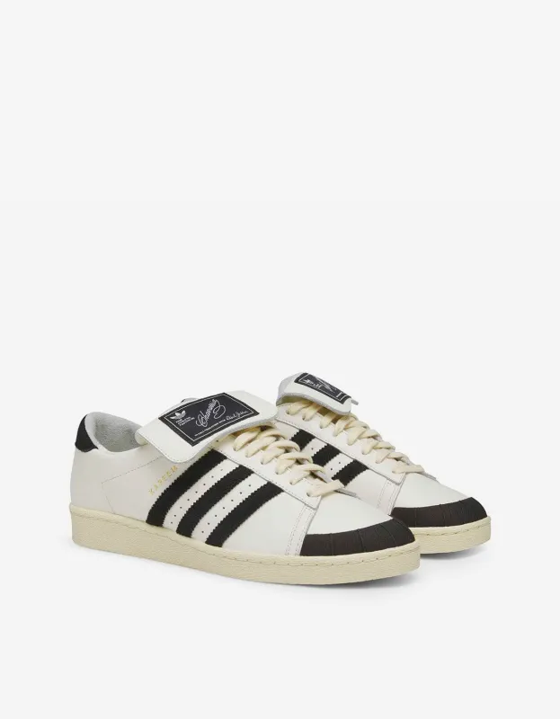Willy Chavarria x Adidas White Jabbar Low Trainers sold by Zoo Fashions