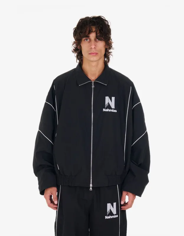 Nahmias Black Warm Up Jacket sold by Zoo Fashions