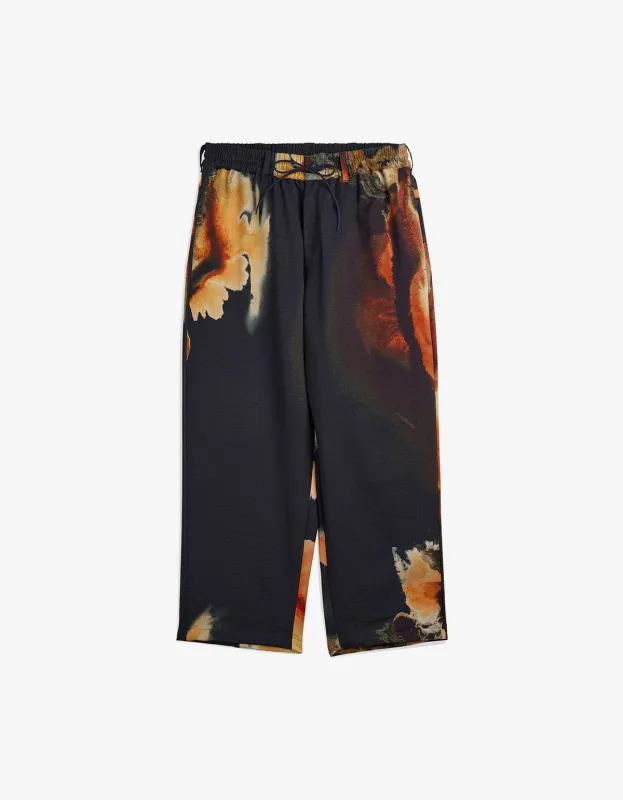 Y-3 Black AOP Sport Uniform Track Pants sold by Zoo Fashions