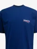 Balenciaga Blue Political Logo Large Fit T-Shirt sold by Zoo Fashions
