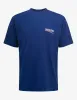 Balenciaga Blue Political Logo Large Fit T-Shirt sold by Zoo Fashions