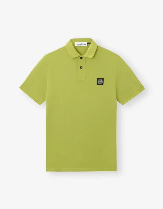 Stone Island Yellow Compass Polo Shirt sold by Zoo Fashions