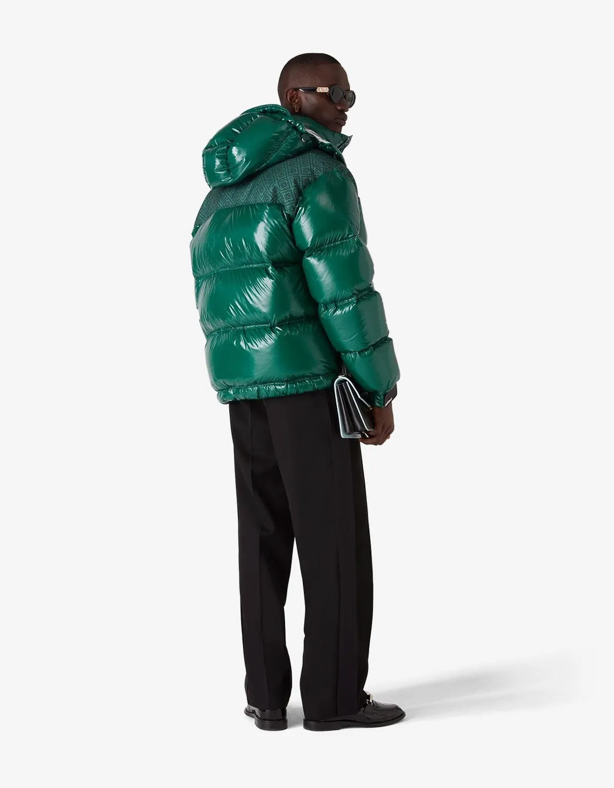 Cassablanca Green Nylon Puffer Jacket sold by Zoo Fashions product image thumbnail 4