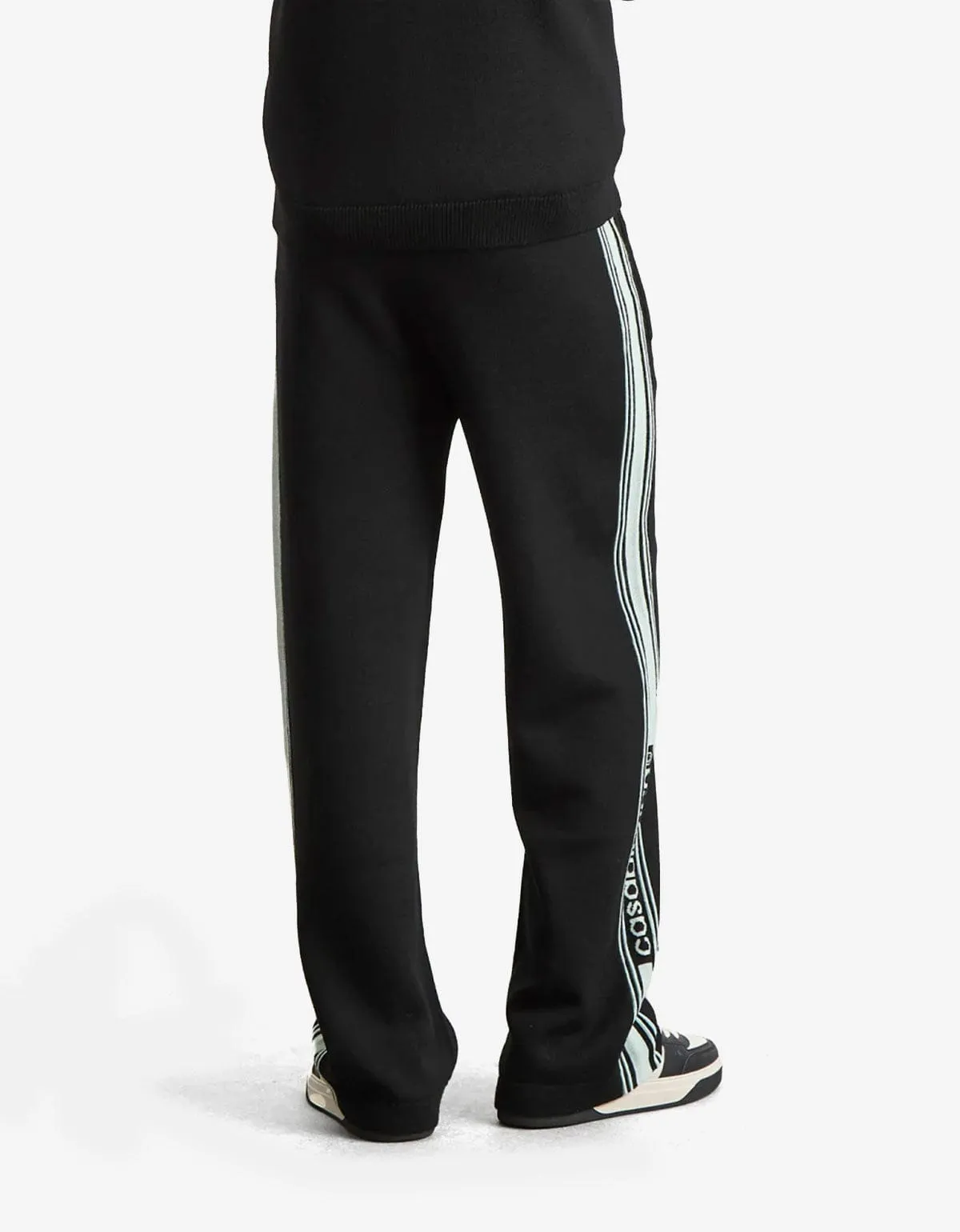 Casablanca Black Merino Wool Track Pants sold by Zoo Fashions product image thumbnail 2