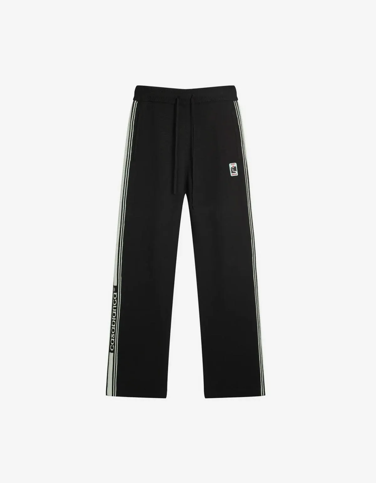 Casablanca Black Merino Wool Track Pants sold by Zoo Fashions