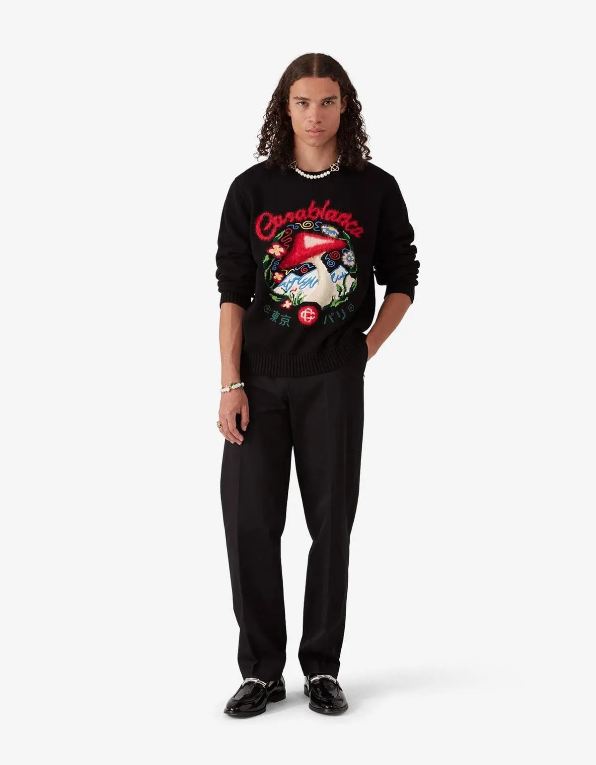 Casablanca Black Chino Trousers sold by Zoo Fashions product image thumbnail 3