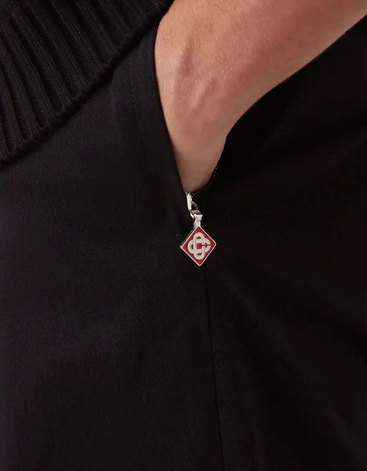 Casablanca Black Chino Trousers sold by Zoo Fashions product image thumbnail 5