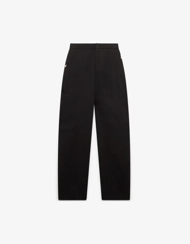 Casablanca Black Chino Trousers sold by Zoo Fashions