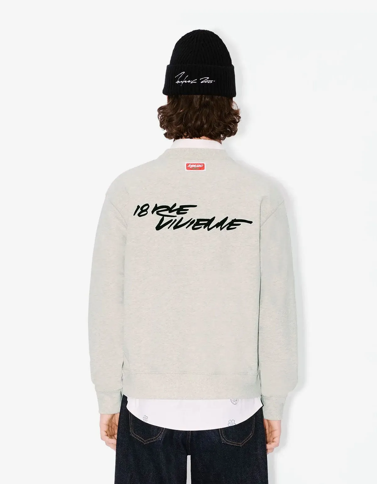 Kenzo x Futura 2000 Grey Boke Flower Logo Sweatshirt sold by Zoo Fashions product image thumbnail 4