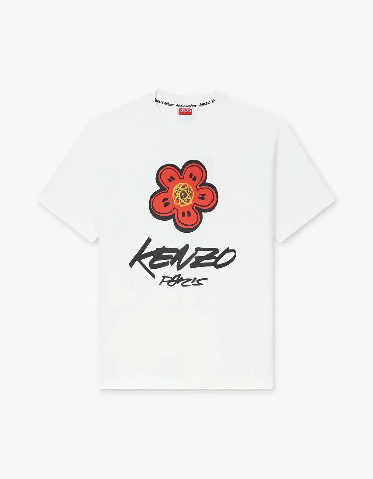 Kenzo x Futura 2000 White Boke Flower Logo T-Shirt sold by Zoo Fashions