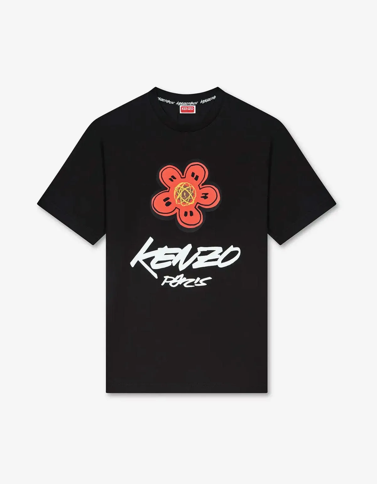 Kenzo x Futura 2000 Black Boke Flower Logo T-Shirt sold by Zoo Fashions