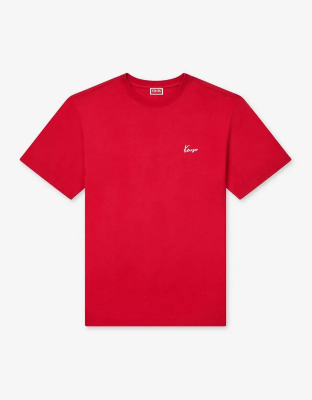 Kenzo Archive Bouquet Red T-Shirt sold by Zoo Fashions