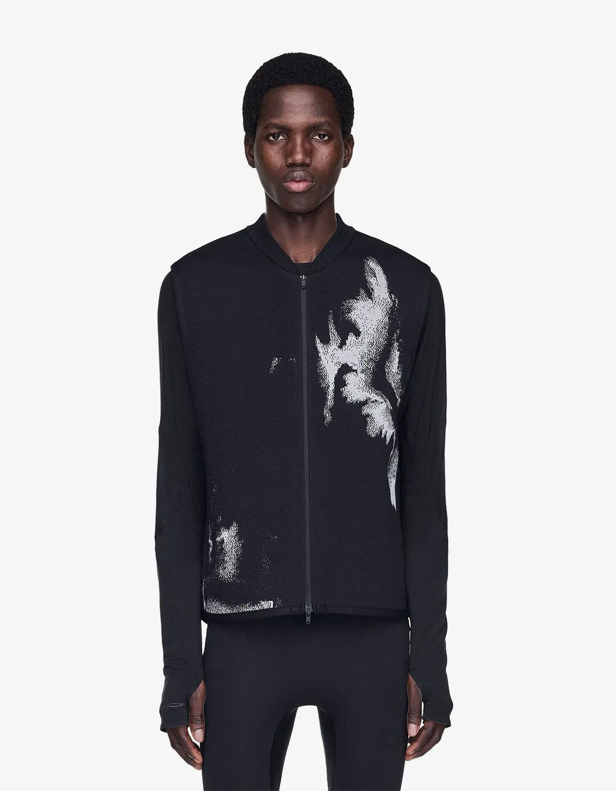 Y-3 Black Running Engineered Vest sold by Zoo Fashions product image thumbnail 2