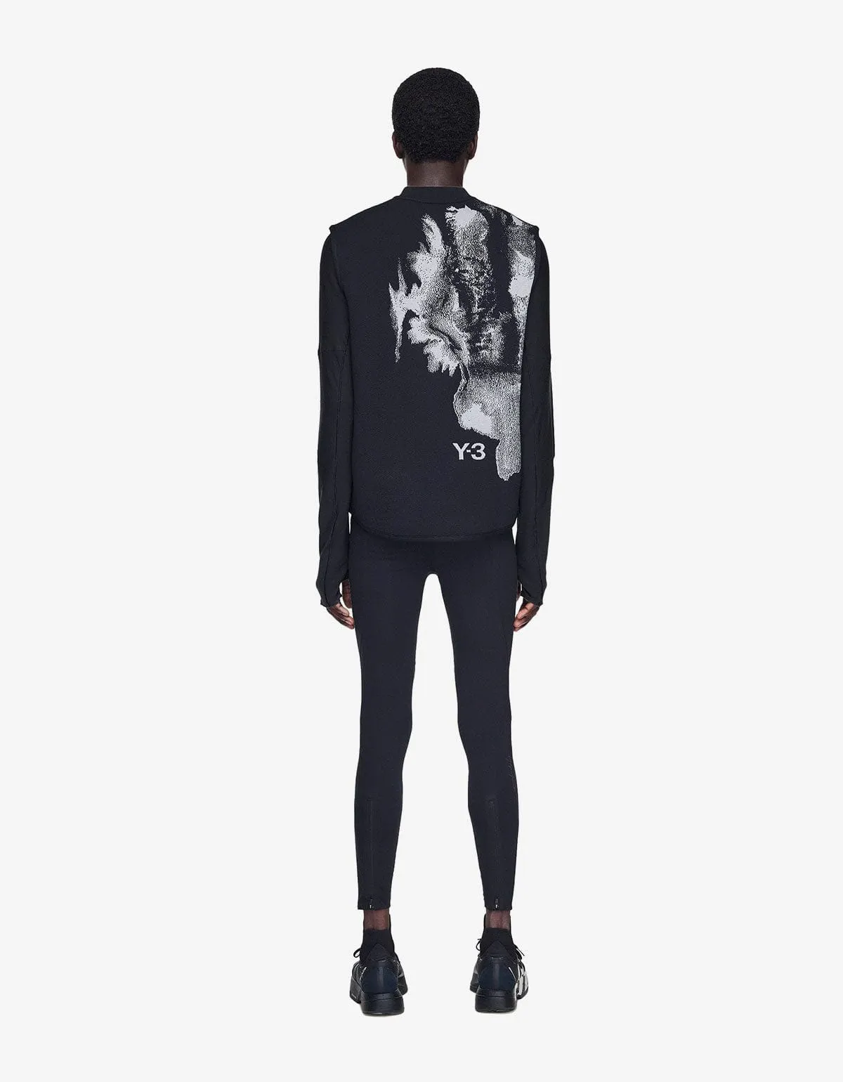 Y-3 Black Running Engineered Vest sold by Zoo Fashions product image thumbnail 4
