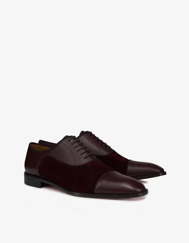Christian Louboutin Greggory Brown Oxford Shoes sold by Zoo Fashions
