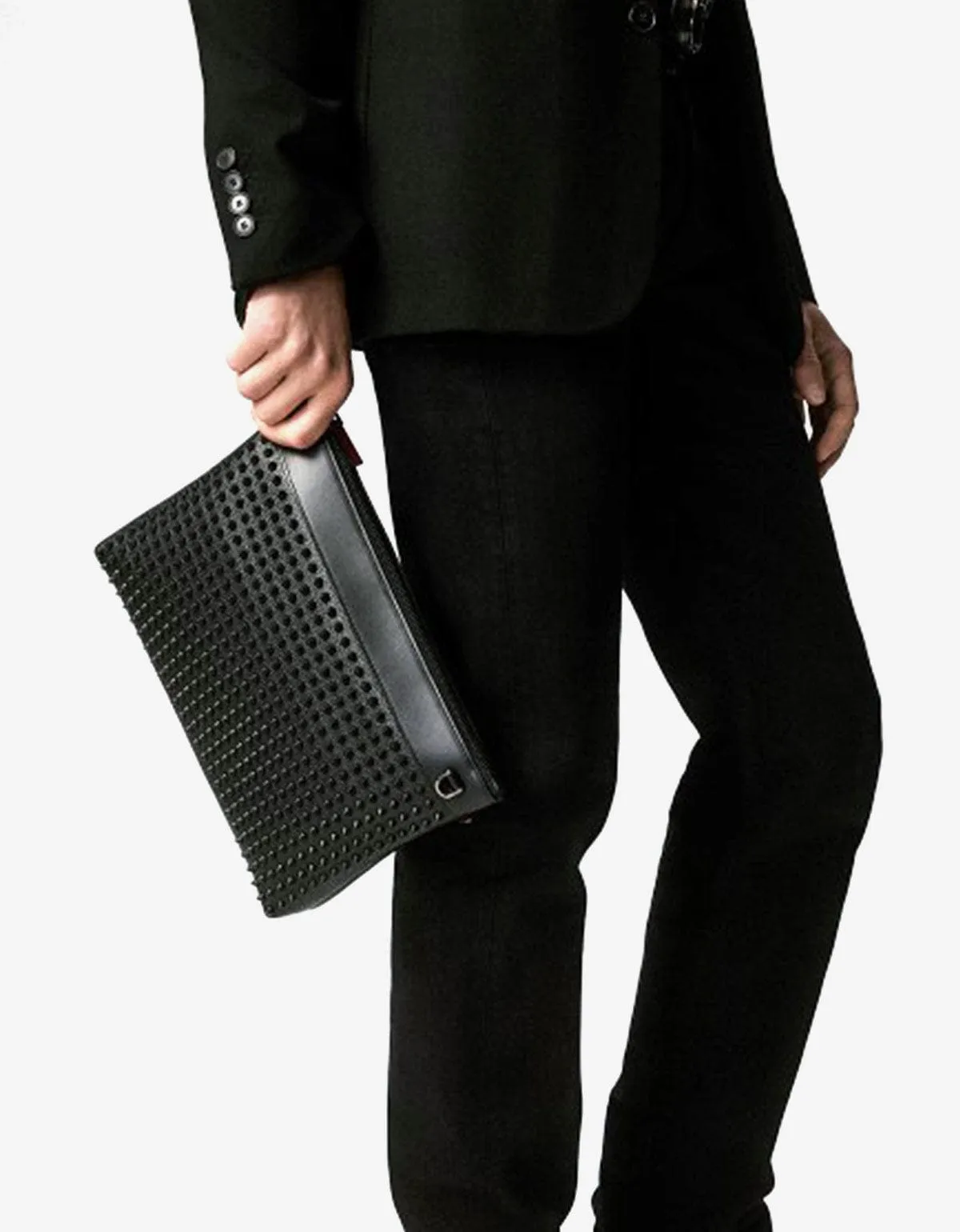 Christian Louboutin Funky Black Pouch Bag sold by Zoo Fashions product image thumbnail 5