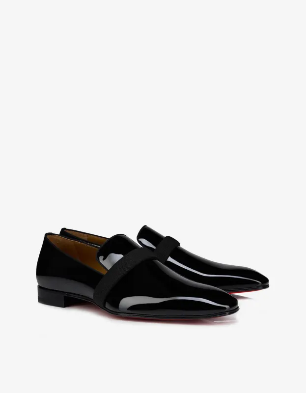 Christian Louboutin Dandydeco Black Patent Loafers sold by Zoo Fashions