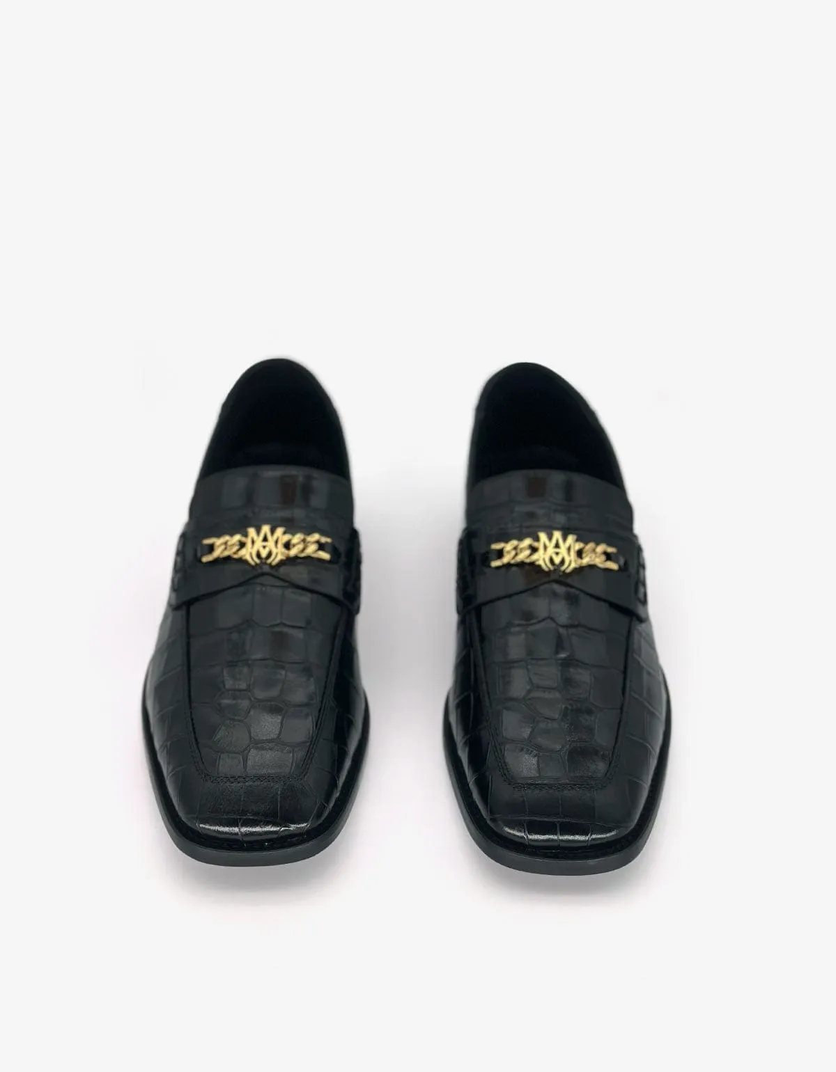 Amiri Black Croc MA Loafers sold by Zoo Fashions product image thumbnail 4