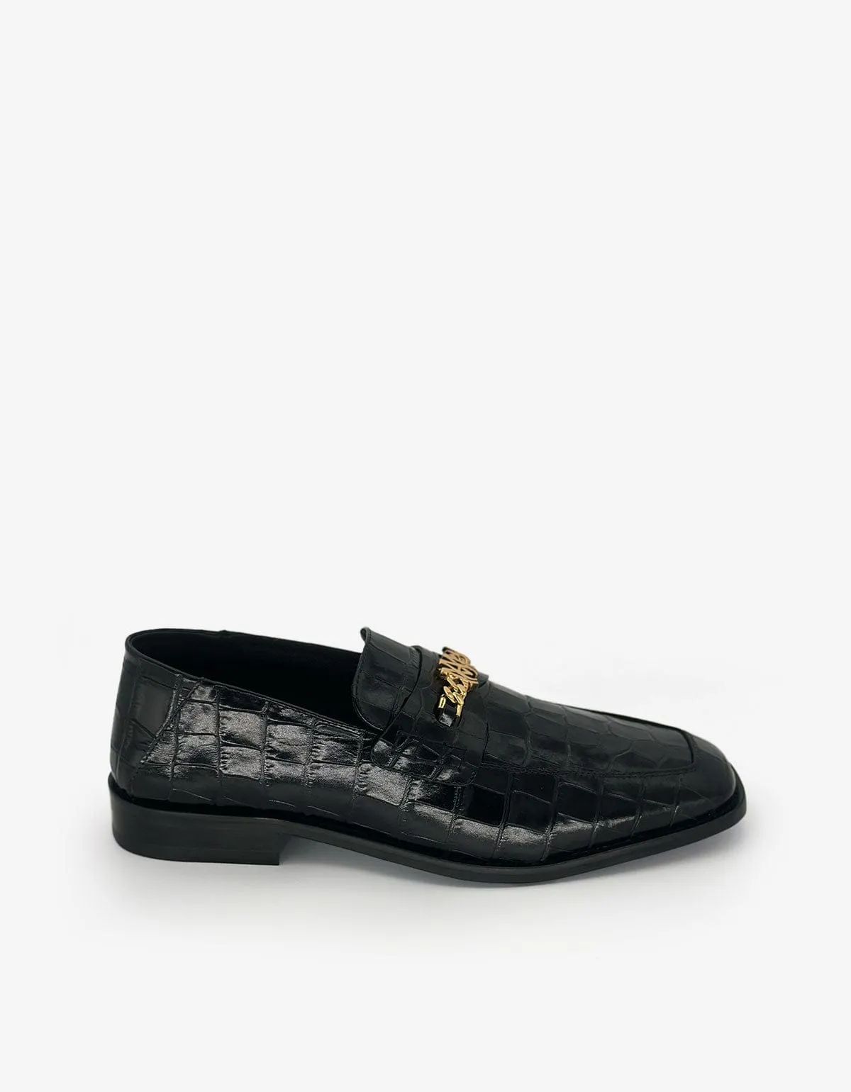 Amiri Black Croc MA Loafers sold by Zoo Fashions product image thumbnail 2