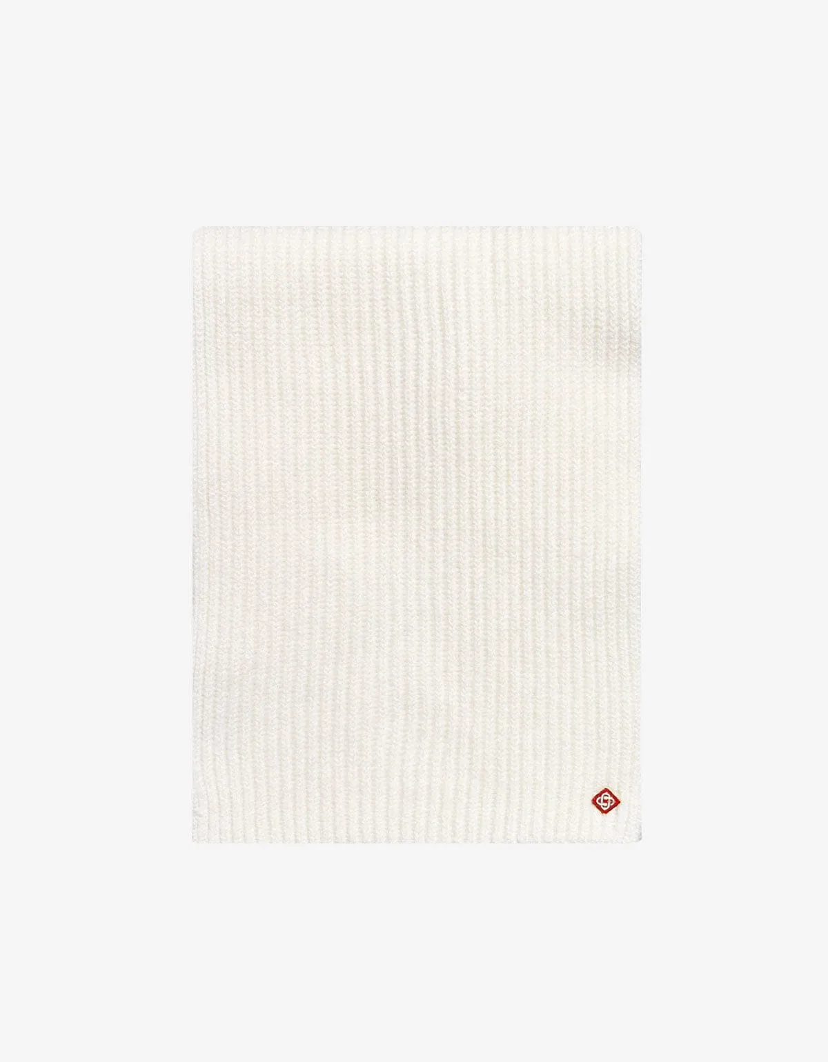 Casablanca White Half Cardigan Wool Scarf sold by Zoo Fashions product image thumbnail 2