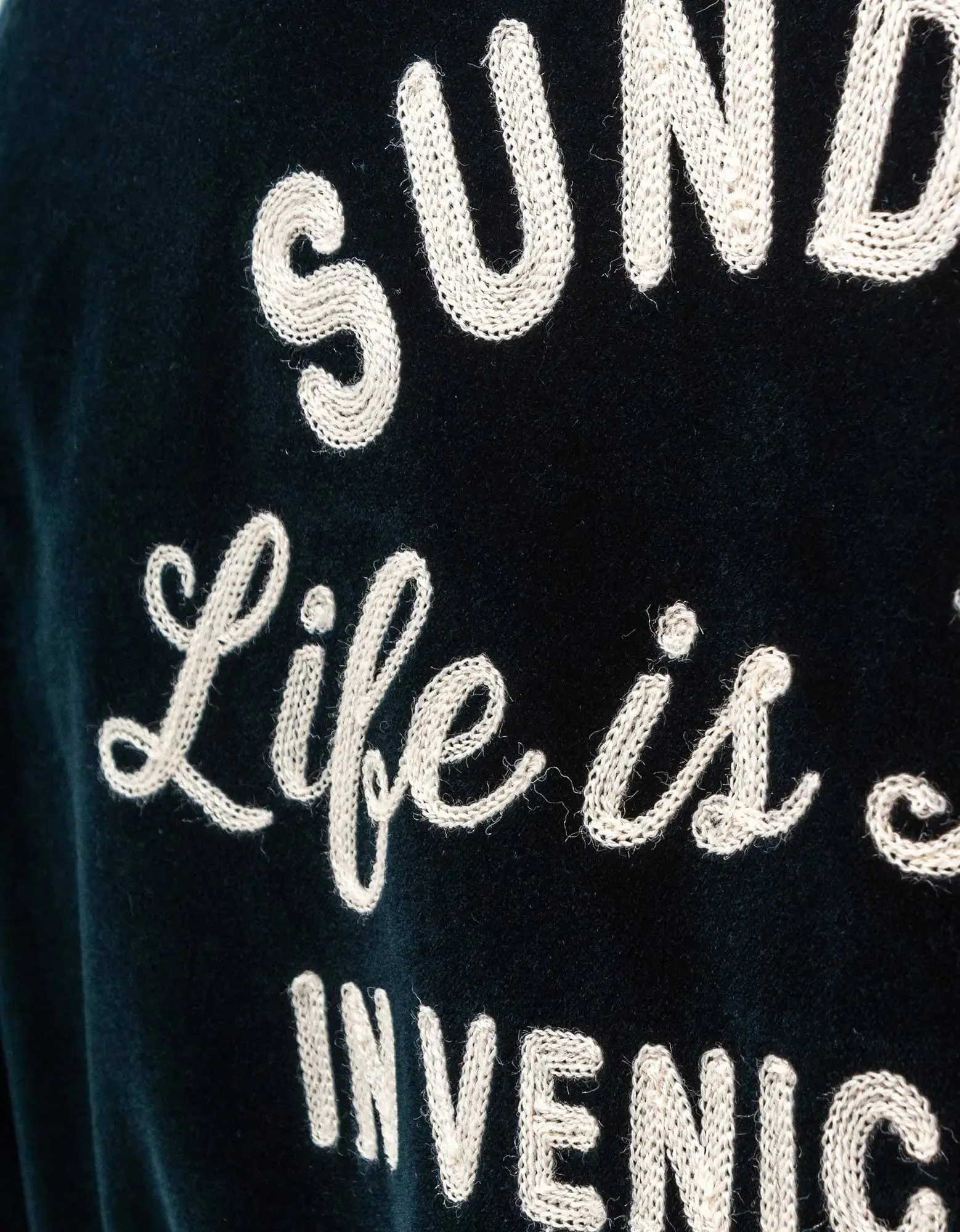 Palm Angels Blue Sunday Baseball Jacket sold by Zoo Fashions product image thumbnail 3