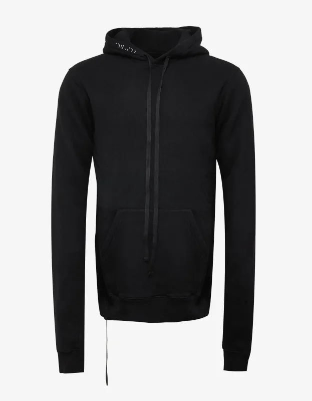 Ben Taverniti Unravel Project Black Long Body Hoodie sold by Zoo Fashions