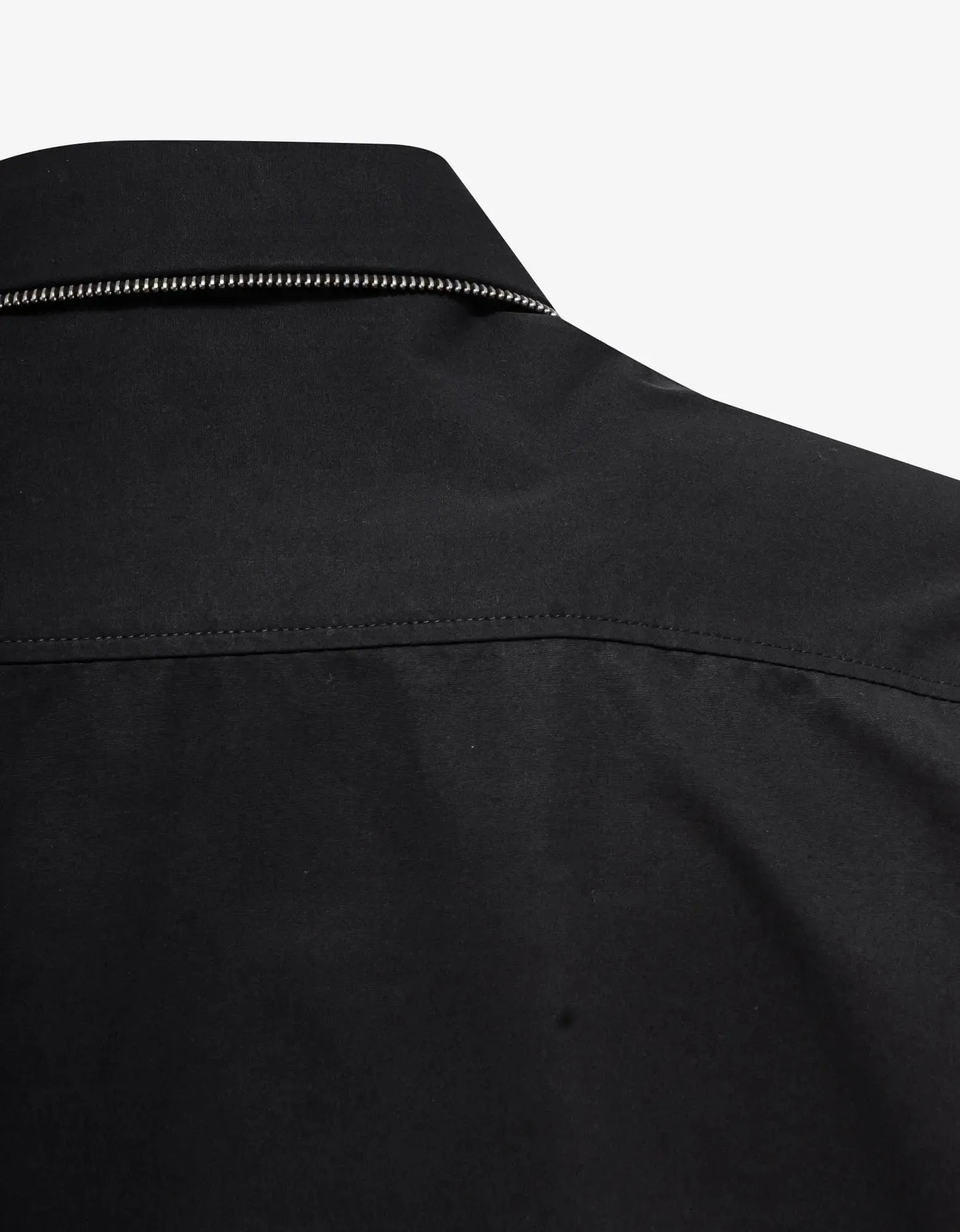 Off-White Black Zip Military Overshirt sold by Zoo Fashions product image thumbnail 3