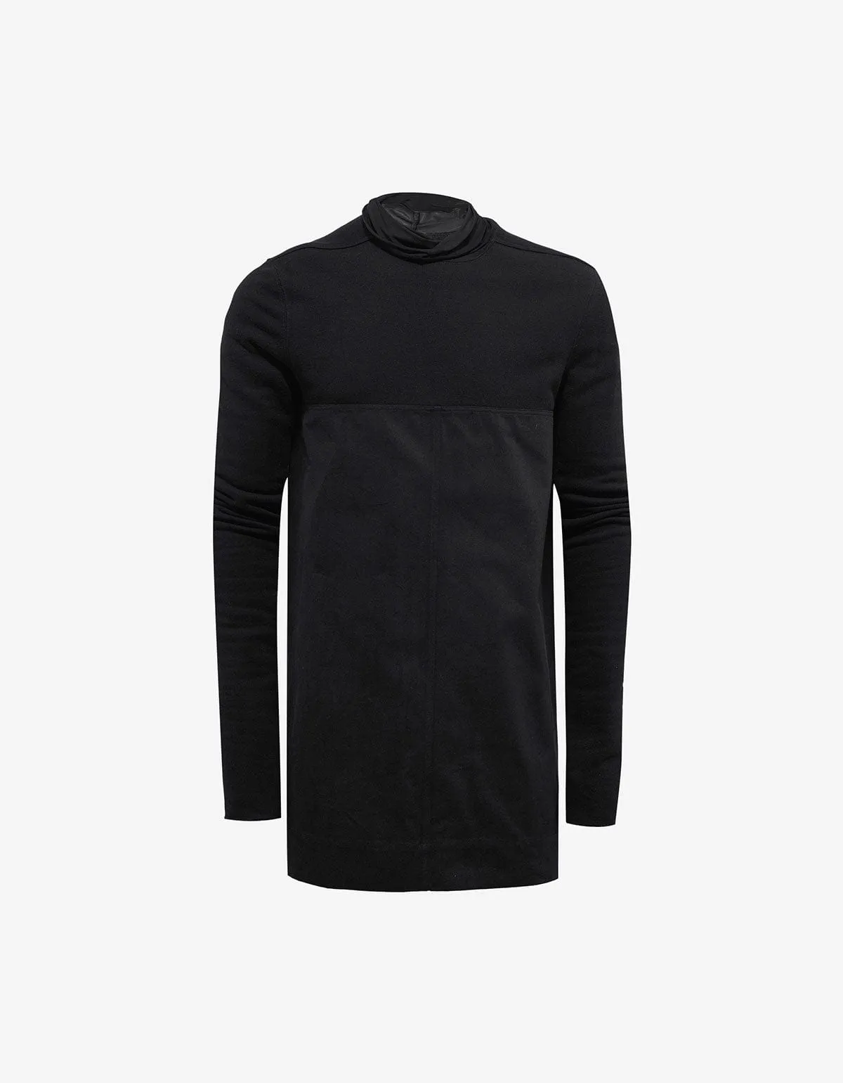 Rick Owens Black Emotionless Panelled Sweatshirt - AW16 sold by Zoo Fashions