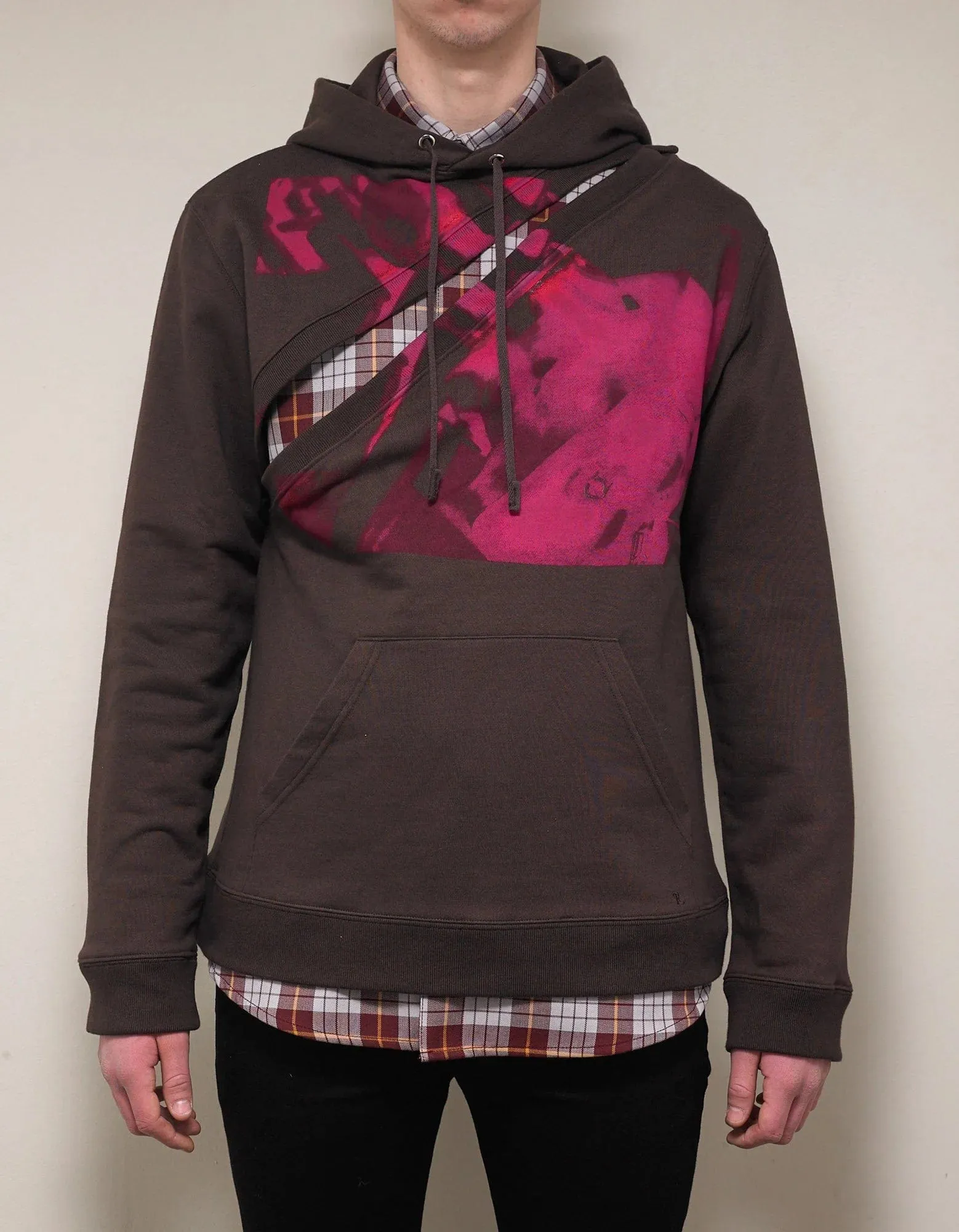 Raf Simons Brown Two-Piece Hoodie - SS18 sold by Zoo Fashions product image thumbnail 4