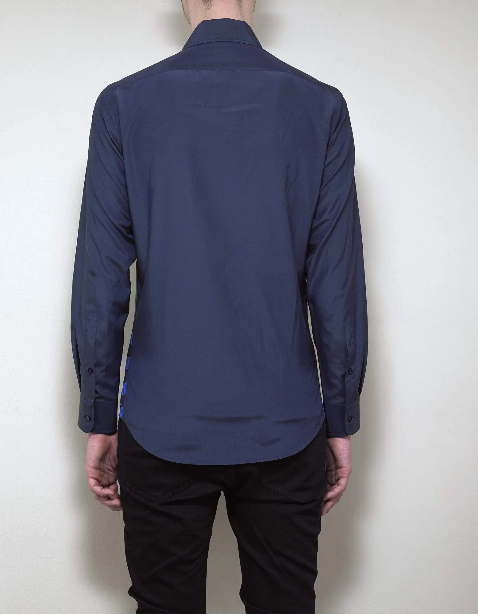 Ralph Lauren Purple Label Nautical Print Silk-Blend Shirt - SS19 sold by Zoo Fashions product image thumbnail 3