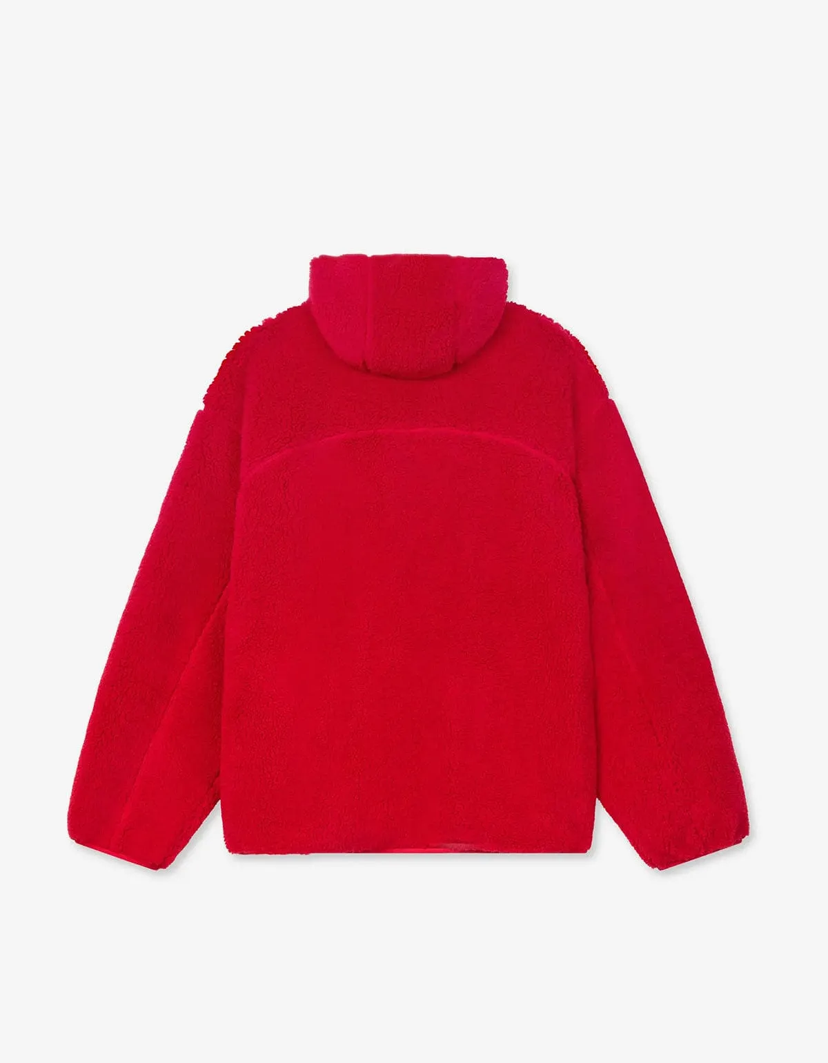 Kenzo Boke Flower 2.0 Red Fleece Blouson Jacket sold by Zoo Fashions product image thumbnail 3