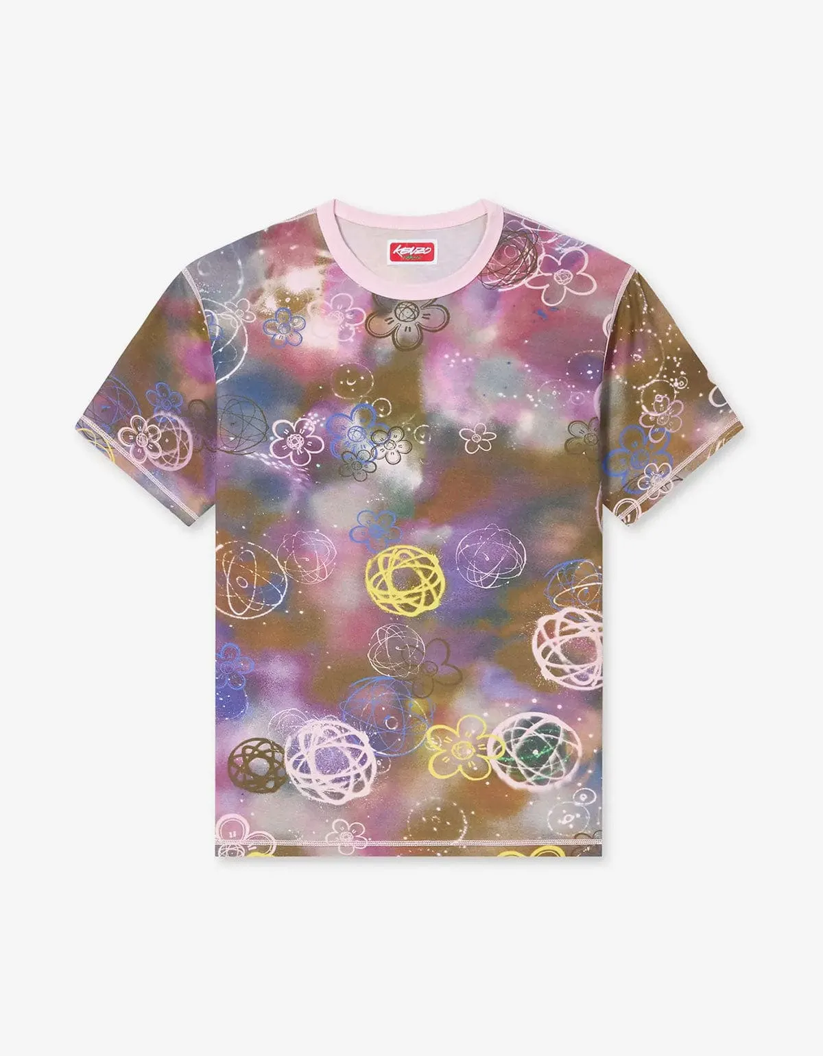 Kenzo x Futura 2000 Pink Reversible T-Shirt sold by Zoo Fashions product image thumbnail 3