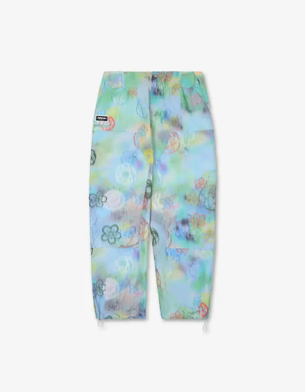 Kenzo x Futura 2000 Blue Double Knee Pants sold by Zoo Fashions