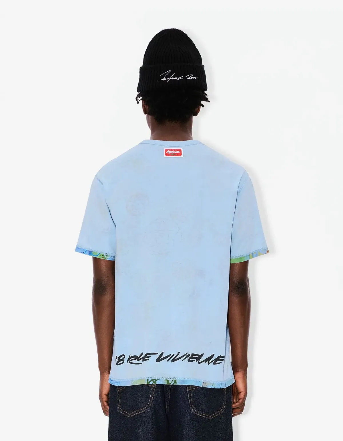 Kenzo x Futura 2000 Blue Reversible T-Shirt sold by Zoo Fashions product image thumbnail 4