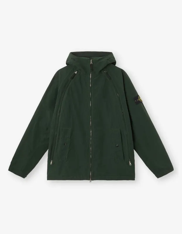 Stone Island Green David Light-TC Jacket sold by Zoo Fashions