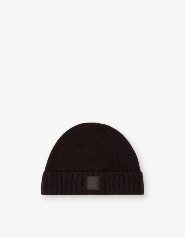 Stone Island Ghost Brown Beanie Hat sold by Zoo Fashions