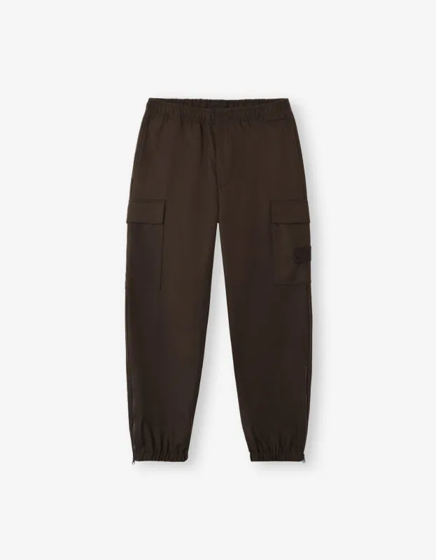 Stone Island Ghost Brown Cargo Trousers sold by Zoo Fashions