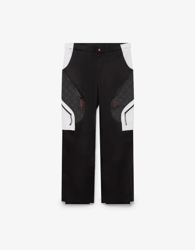 Casablanca Black Cargo Ski Trousers sold by Zoo Fashions